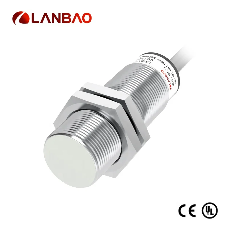 For LANBAO LR18X Series M12 Inductive Proximity Sensor Switch CE Approved DC Voltage Sensor