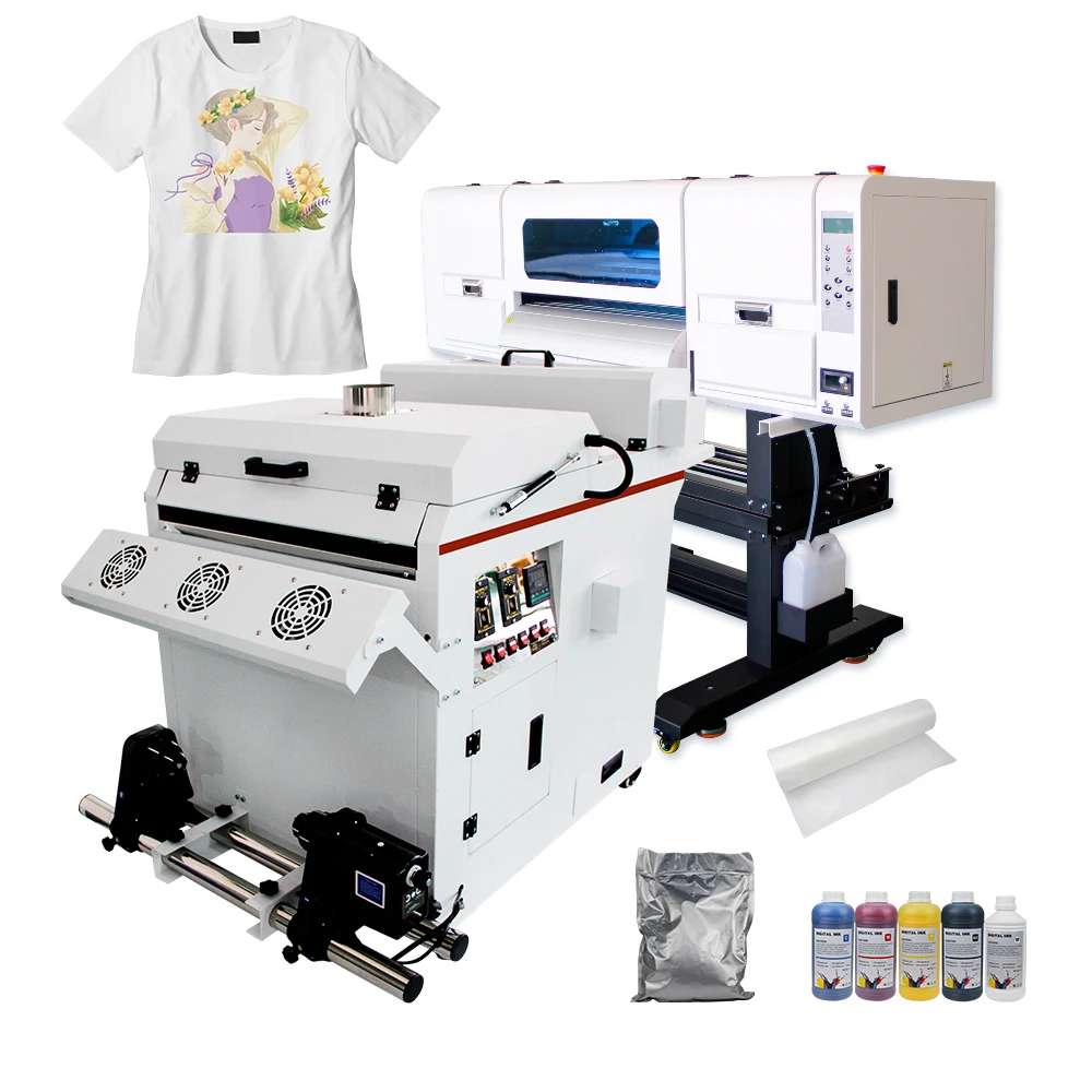 Высококачественная теплопередающая машина 60 см A3 Dtf принтер для футболки dtf пленка двойной xp600 i1600 с
