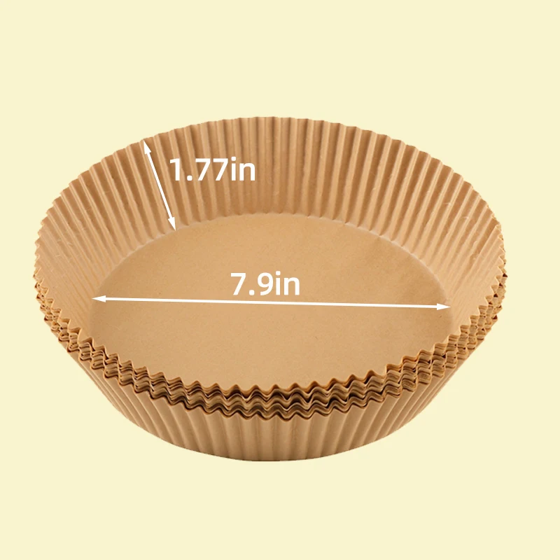 Air Fryer Disposable Paper, 50PCS/Pack, 6.3*1.77in, Liner Non-Stick  Barbecue Plate Round Oven Pan Pad for 16cm Air Fryer Micro-Wave - China Air  Fryer Paper and Air Fryer Paper Liners price