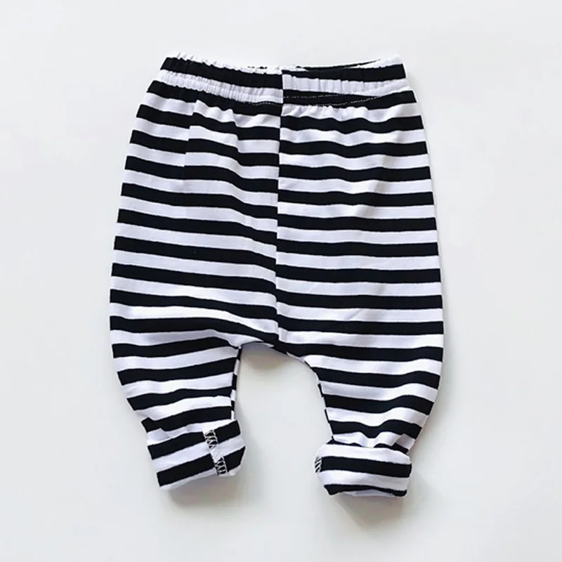 Одежда для новорожденных, новинка, летние полосатые тонкие штаны из ПП для мальчиков и девочек, детские брюки