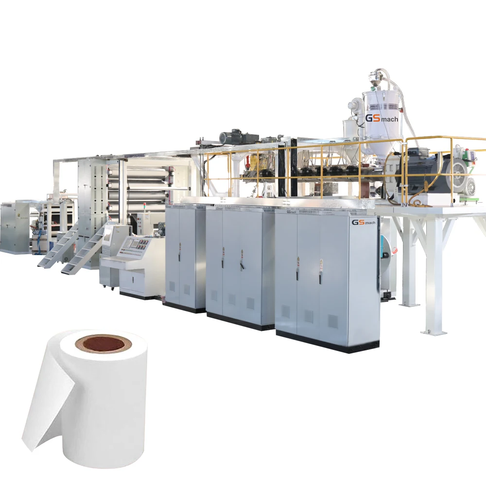PP/PE+CACO3 Stone Rolling Paper Making Machine Price Limestone Paper Machine Production Line