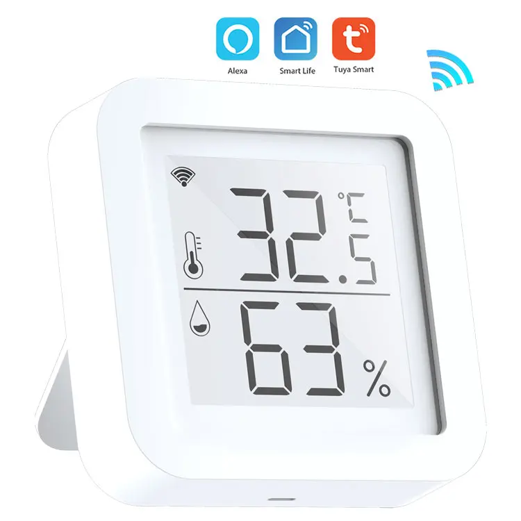Tuya Smart WiFi Capteur numérique de température et d'humidité de