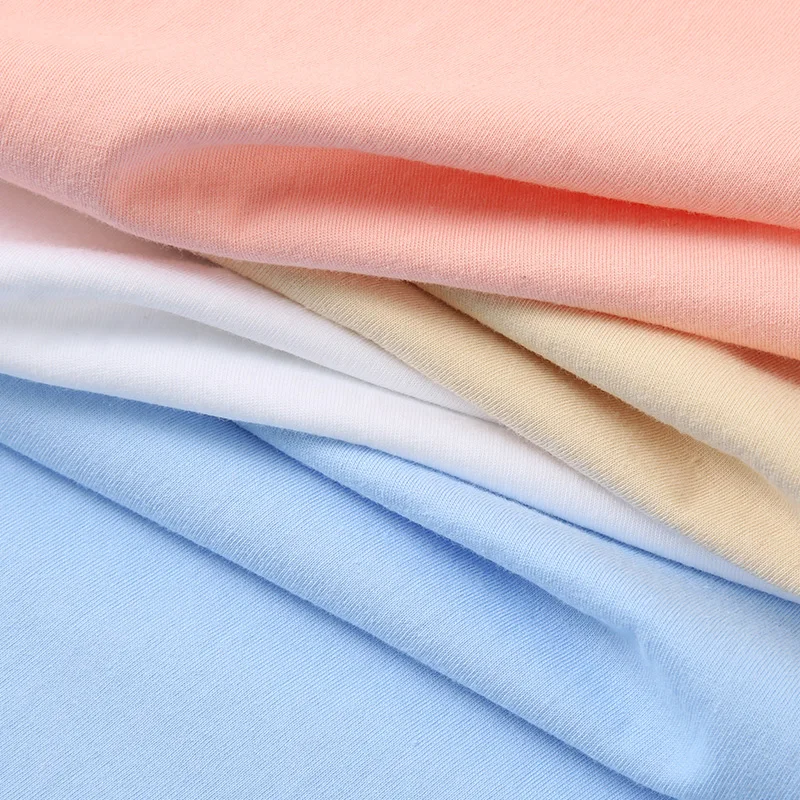 Short Sleeved T-shirt Men's Basic Style Solid Color Upper Garment Half Sleeved Round Neck Cotton Election Campaign Tshirts
