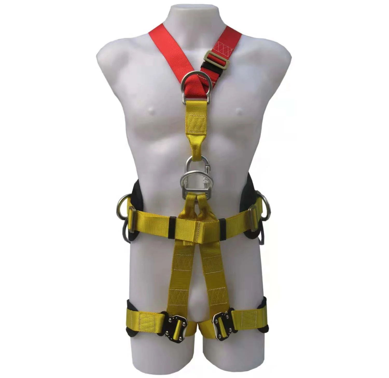 Top Quality Adjustable Full Body Safety Harness With Lanyard Fall
