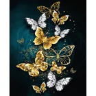 HUACAN Painting By Numbers Butterfly Animals Modern Wall Art Canvas Painting Acrylic Paint By Numbers For Home Decor Frameless