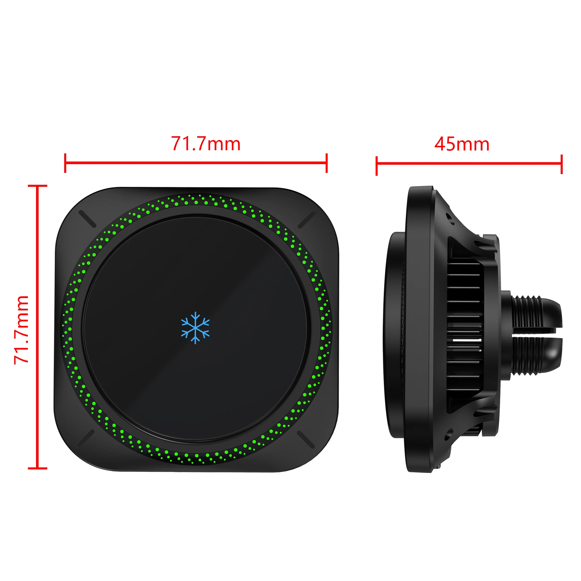 Fast 15W Qi2 Magnetic Wireless Car Charger for Iphone