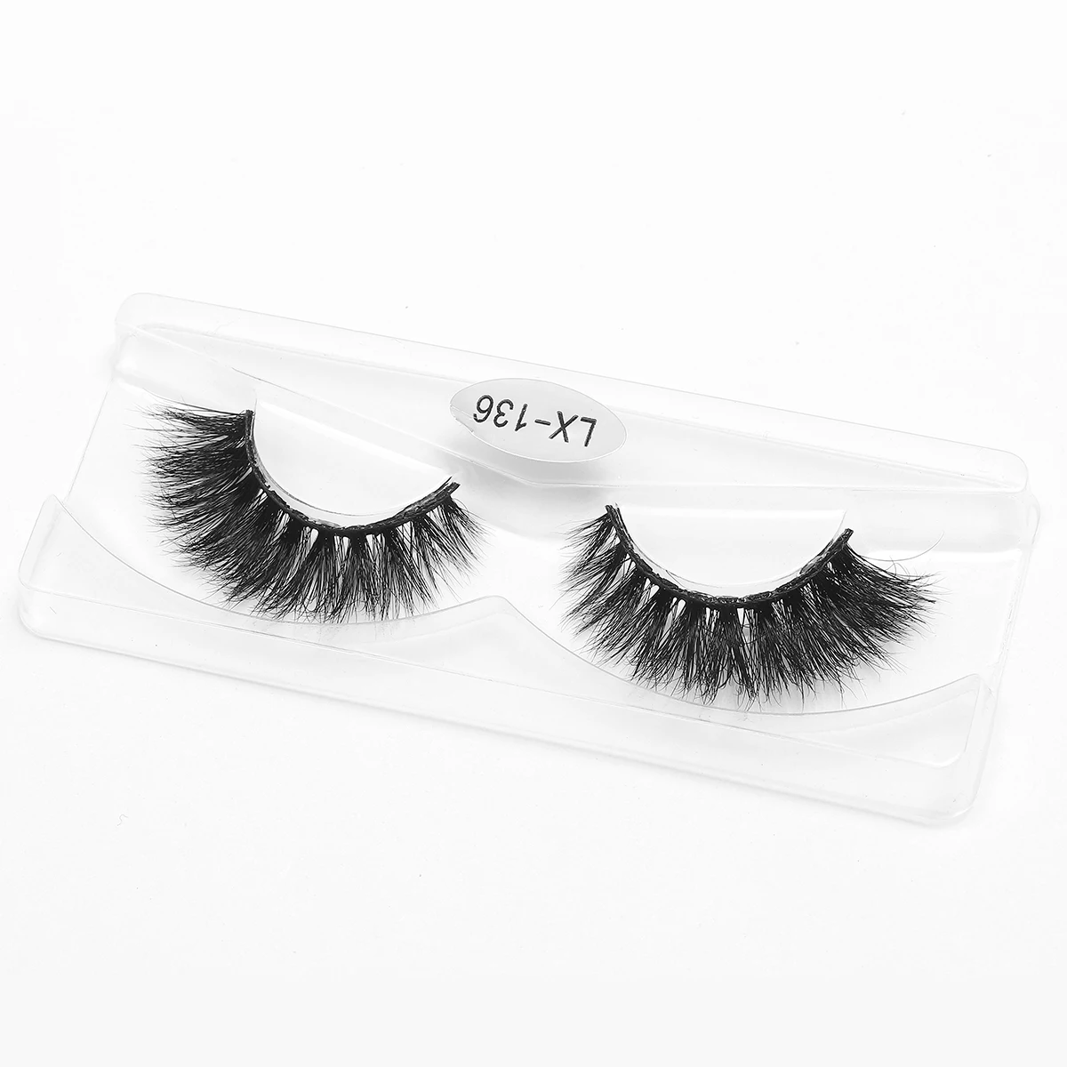 eyelash mink 100%natural wholesale Private Label strip real fluffy Mink lash 18 mm mink eyelashes