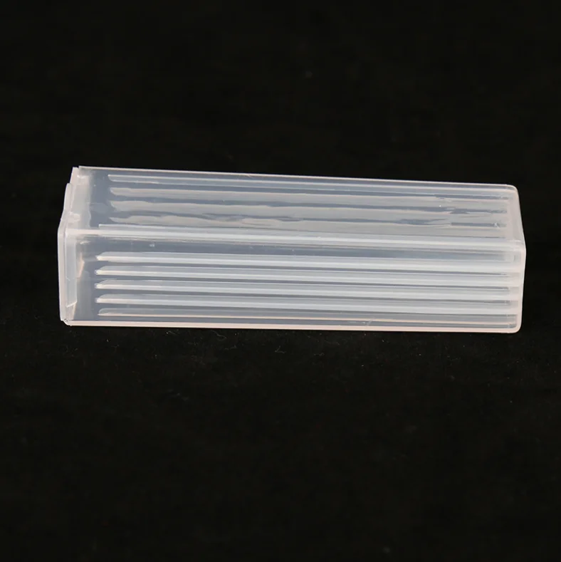 5/25/50/100 штук ABS предметных стекол микроскопа хранения ящик для хранения, оптовая продажа, белые, оранжевые коробки с пряжкой лабораторий пластиковый 25 шт