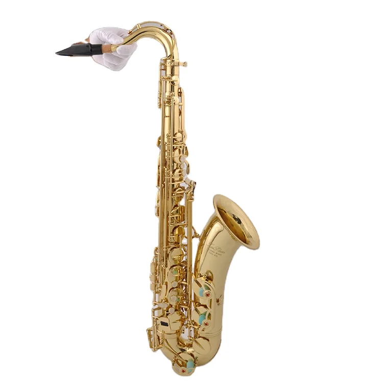 金漆仕上げのB♭調テナーサックス、ケースとマウスピース付き| Alibaba.com