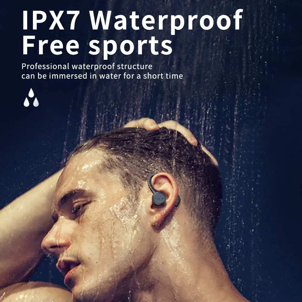 BE1034 Blue Tooth Earbuds IPX7 Waterproof Sport Headset Totally 25 Hours Battery Life Stereo Sound Effect Ear Hook Earphones