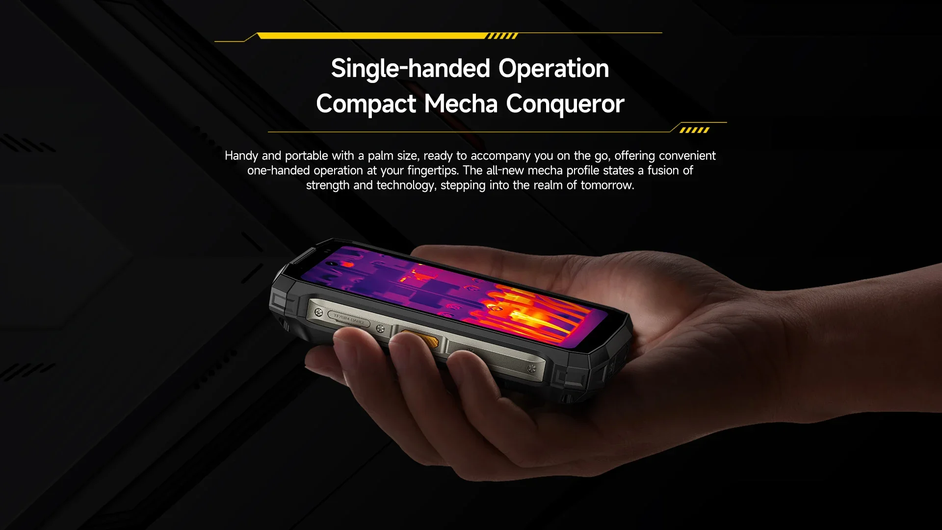 Ulefone Armor Mini 20T Pro Rugged Smartphone 5G Thermal Imaging 4.7" Display 8GB+256GB Android 14 NFC Cellphones