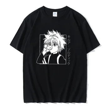 XIANGHUI wholesale Men T-shirt Tops Crew Neck Fitted Soft Anime Manga Tee Shirt Clothes Personalized men's clothing