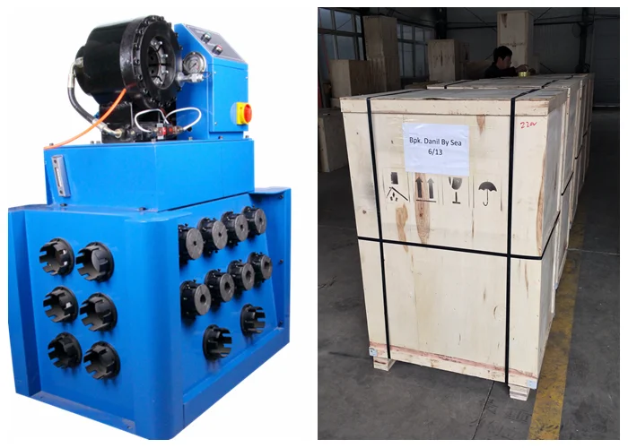 Reinforced Hose Portable 10 Sets Free Hose Crimping Machine Hydraulic