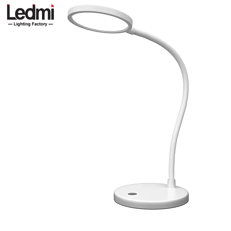 china manufacturers Eye protection side emitting  led table desk lamps for touch sensor switch USB rechargeable