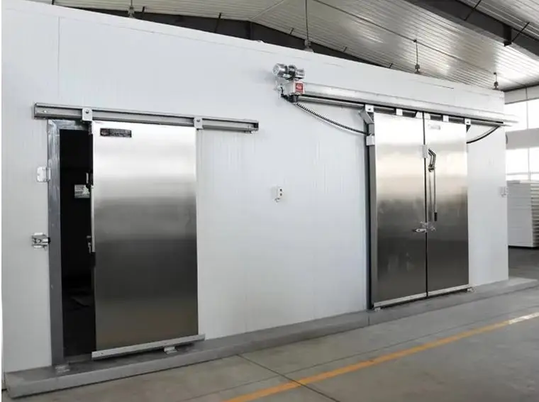 Large cold storage rooms for meat/fish/vegetable processing plants and slaughterhouses