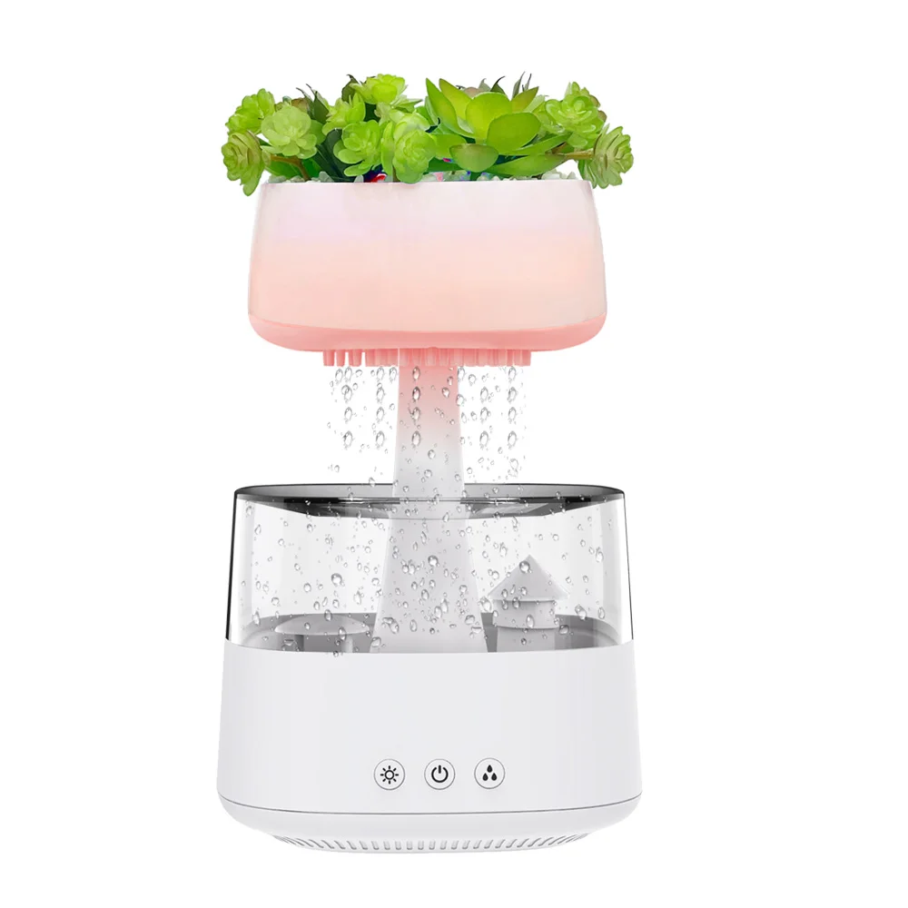 Rain Cloud Humidifier DIY Plant - 450ml Ultrasonic Aroma Mist