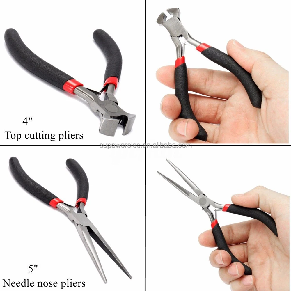 Needle Nose Pliers 4.5 Inches, Jewelry Making Tools, Mini