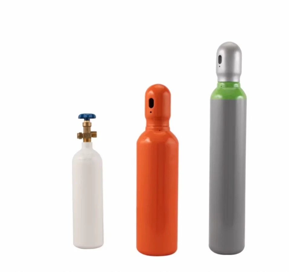Factory Direct 14L High Pressure Steel CO2 Tank CE and DOT Certified Aluminium Siphon for Industrial Gas Use