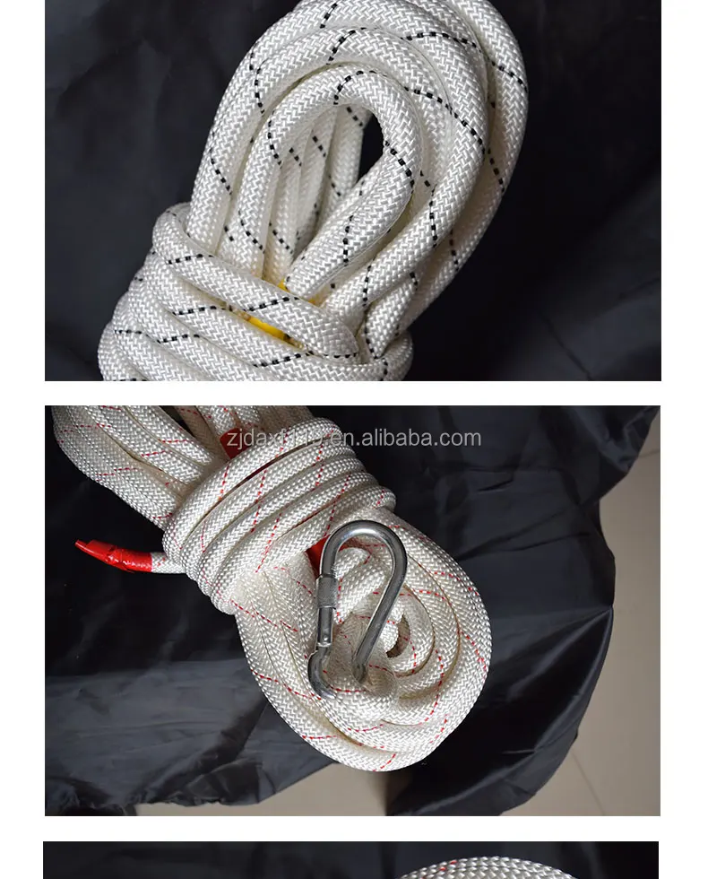 8-16mm Escape Lifesaving Fire Fighting Rope Altitude Climbing Outdoor ...