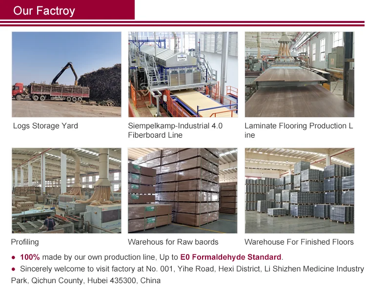 China Hot Sale Makko Oak Laminate Flooring Indoor Multilayer Laminate Flooring