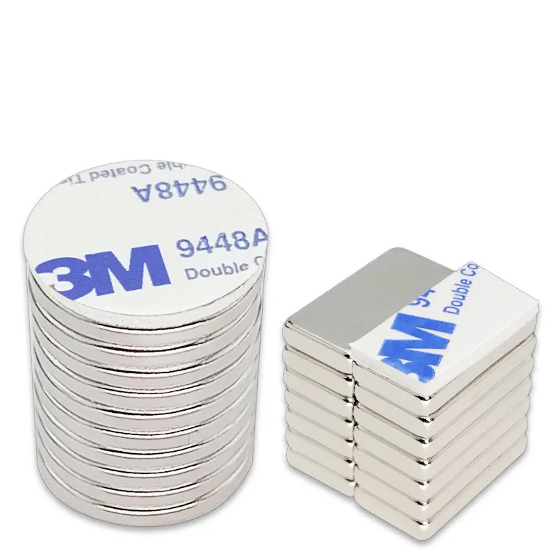 N35 N42 N48 N52 Self Adhesive Disc Magnet