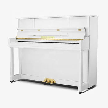 White Upright Piano Middleford Pearl 110 keyboard Model Review