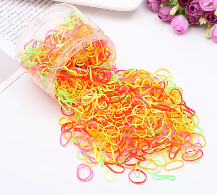 Baby One Time Use Sweet Hair Bands In Box Little Girl Colorful Rubber Bands  Hair Tie Hair Ornaments Multifunction Rubber Bands - Buy Baby One Time Use