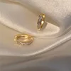 Large round ear buckles (gold)
