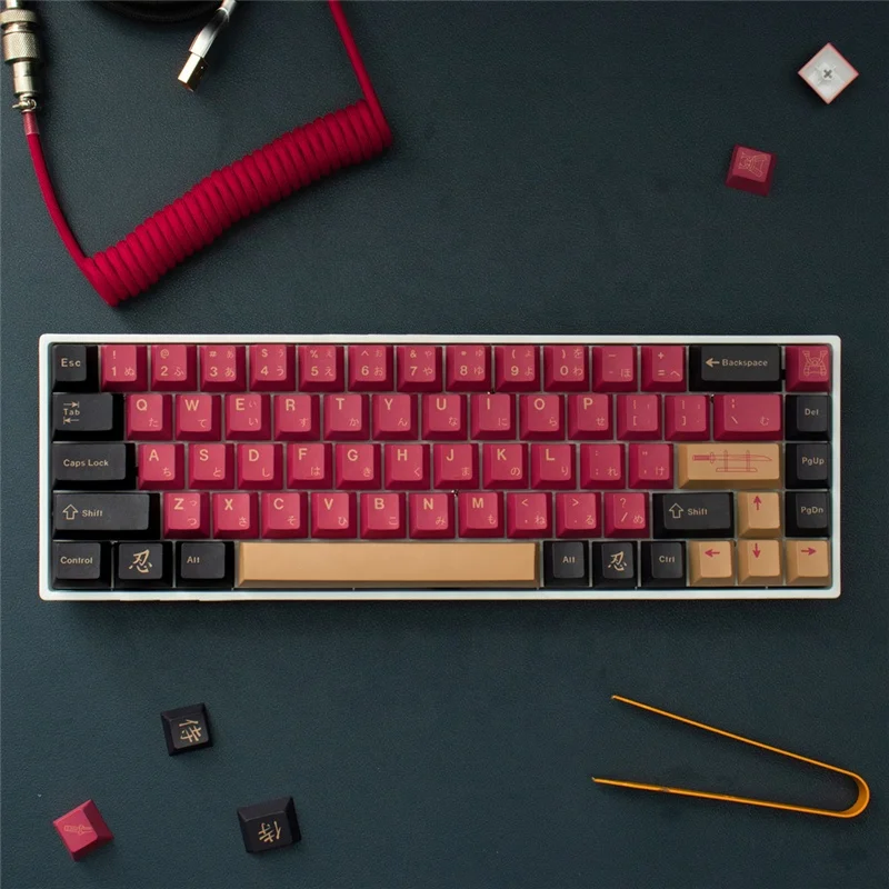 personalized gmk red samurai keycap pbt| Alibaba.com