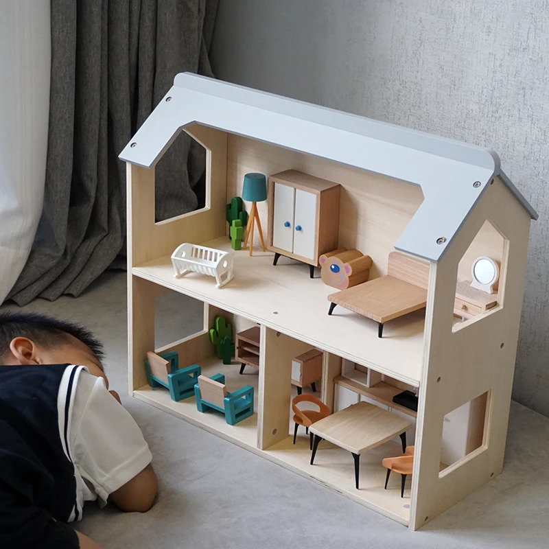 Wooden Pretend Play Doll Houses Fun for Kids of All Ages