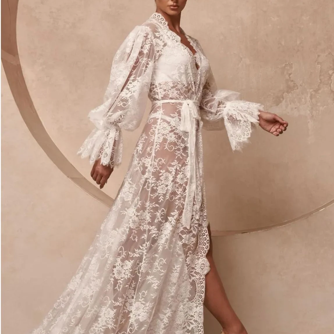 Real Photos Lace Bohemian Deep V-Neck Sexy Open Back Sheath Boho Sweep  Train Wedding Dress Wedding Bridal Gown| Alibaba.com