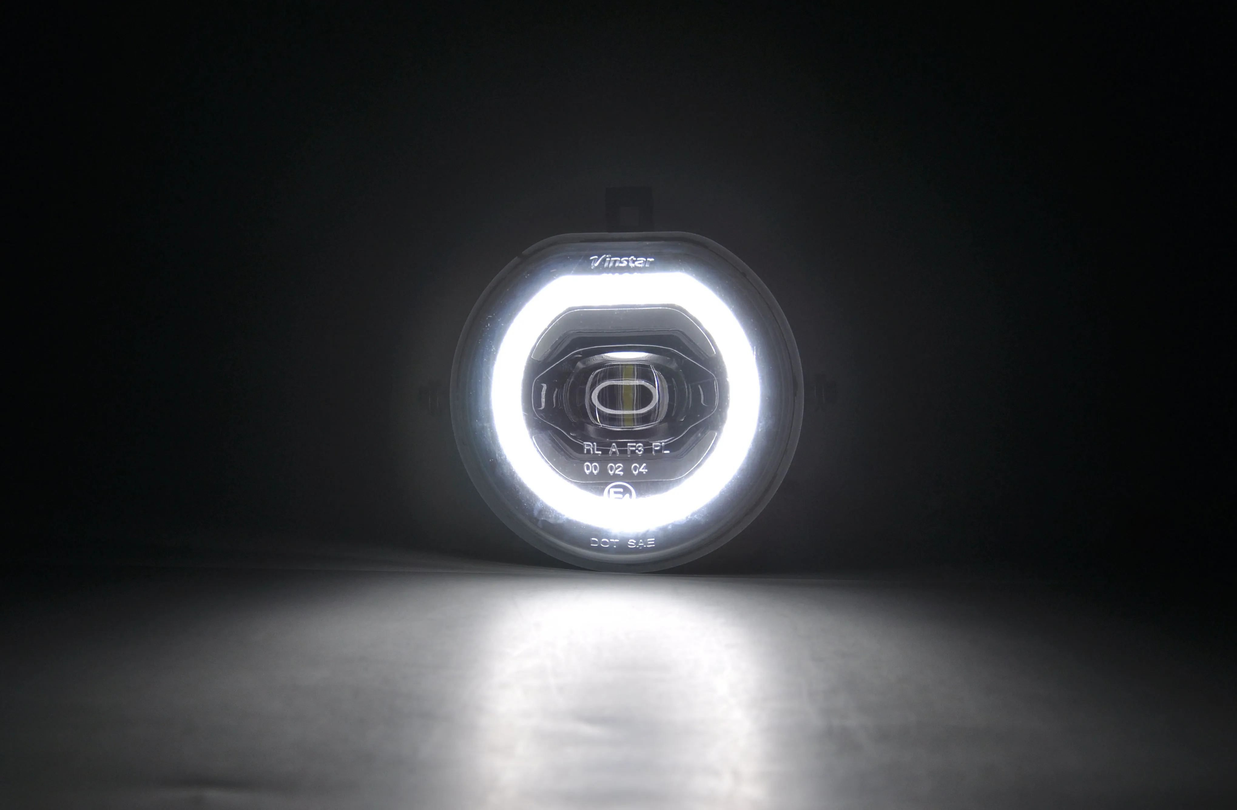 Vinstar for Mini Cooper DRL Led Fog Light Kit LED Halo Fog Lights Daytime Running Parking Lamp for F55 for F56 for F57 for F54