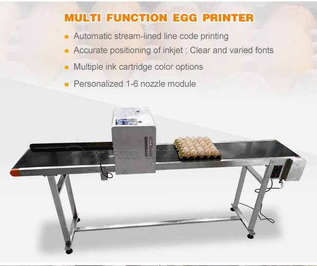 Automatic carton coding machine eggs number inkjet printer/egg printer machine