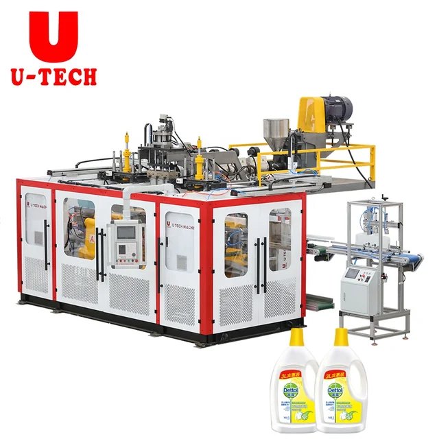 2 liter full automatic plastic bottle making machinery single and double station plastic barrel extrusion blow molding machine