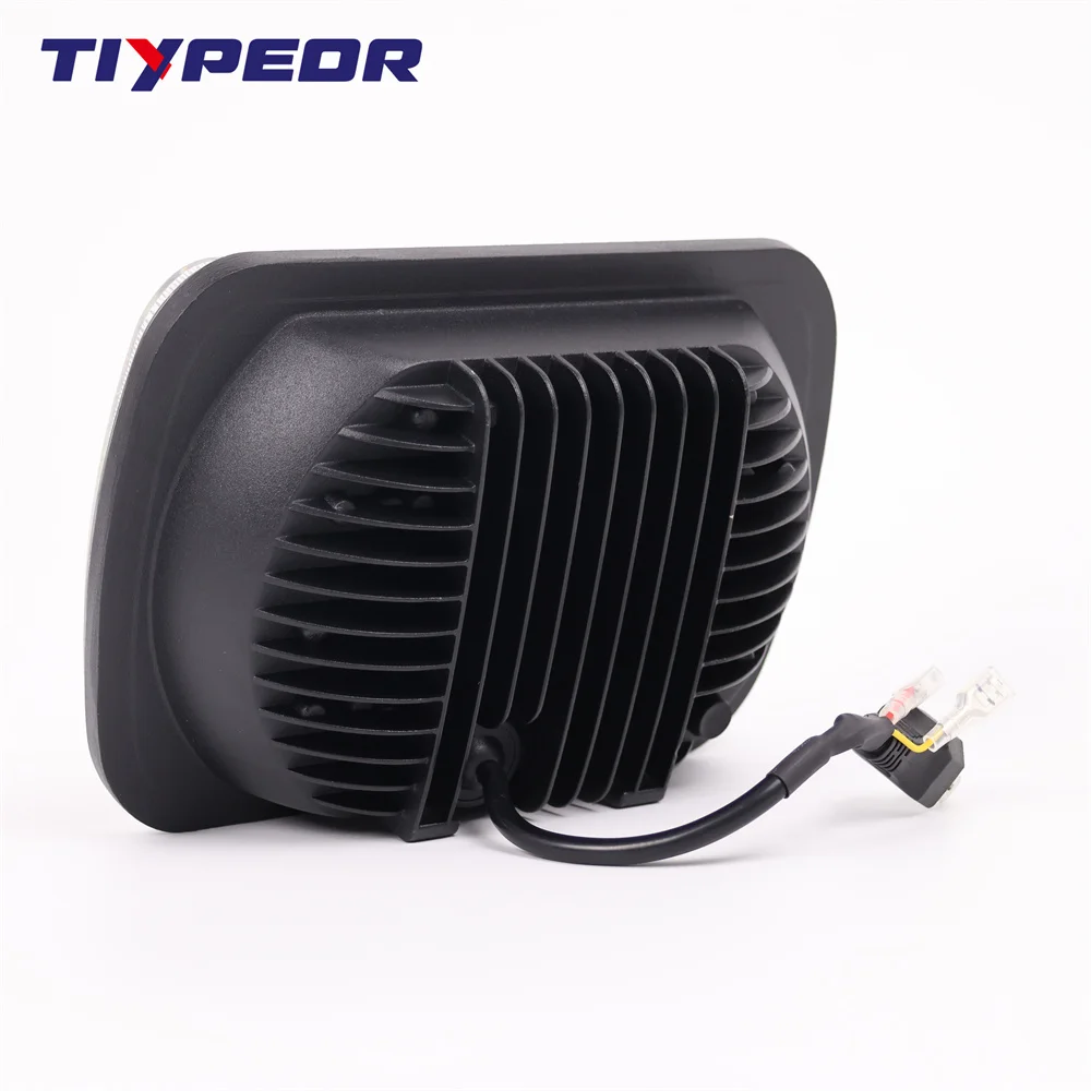 product tiypeor motorcycle car headlight 7inchled drl brightest for toyota pickup truck hi lo beam halo light car motorcycle accessories-10