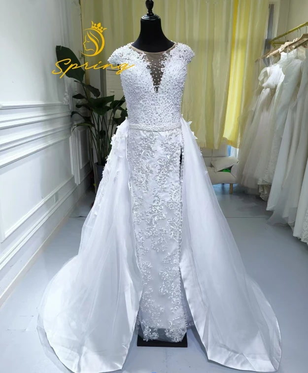 detachable beaded cap sleeves for wedding dress Warner Cap Sleeves by Bridal Closet: Shop Now