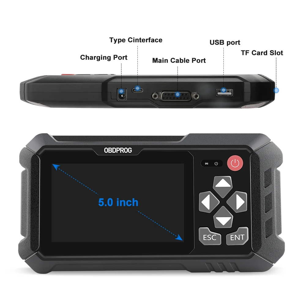 OBDPROG 501 OBD2 Tool Car Key Programmer Immobilizer Pin Code Reader Automotive Smart Keys Remote Program Auto Diagnostic Tools