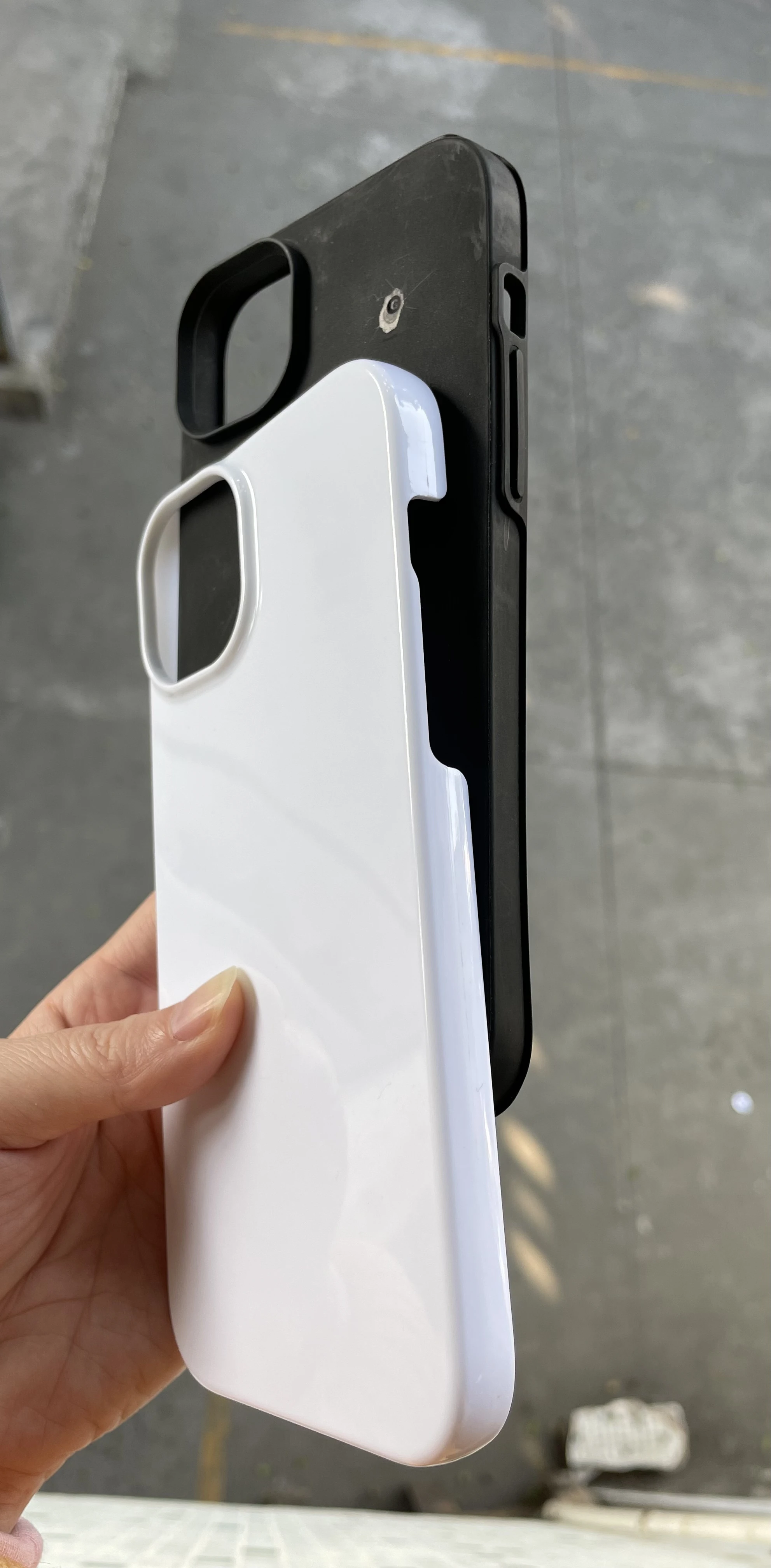 Sublimation Blanks Phone Cases 2 In 1 Shockproof Blank Phone Case