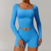 Colorful blue