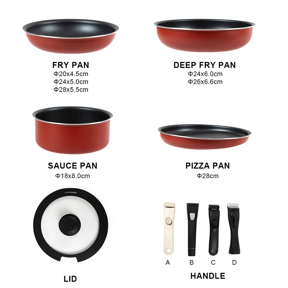 Smartpan High Quality Non Stick Aluminium Cookware Sets Fry Pans