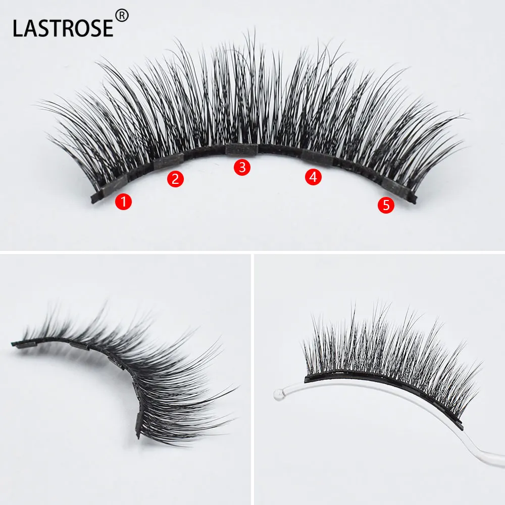 Private Label Soft 3d Mink Eye Lashes 5 Natural Faux