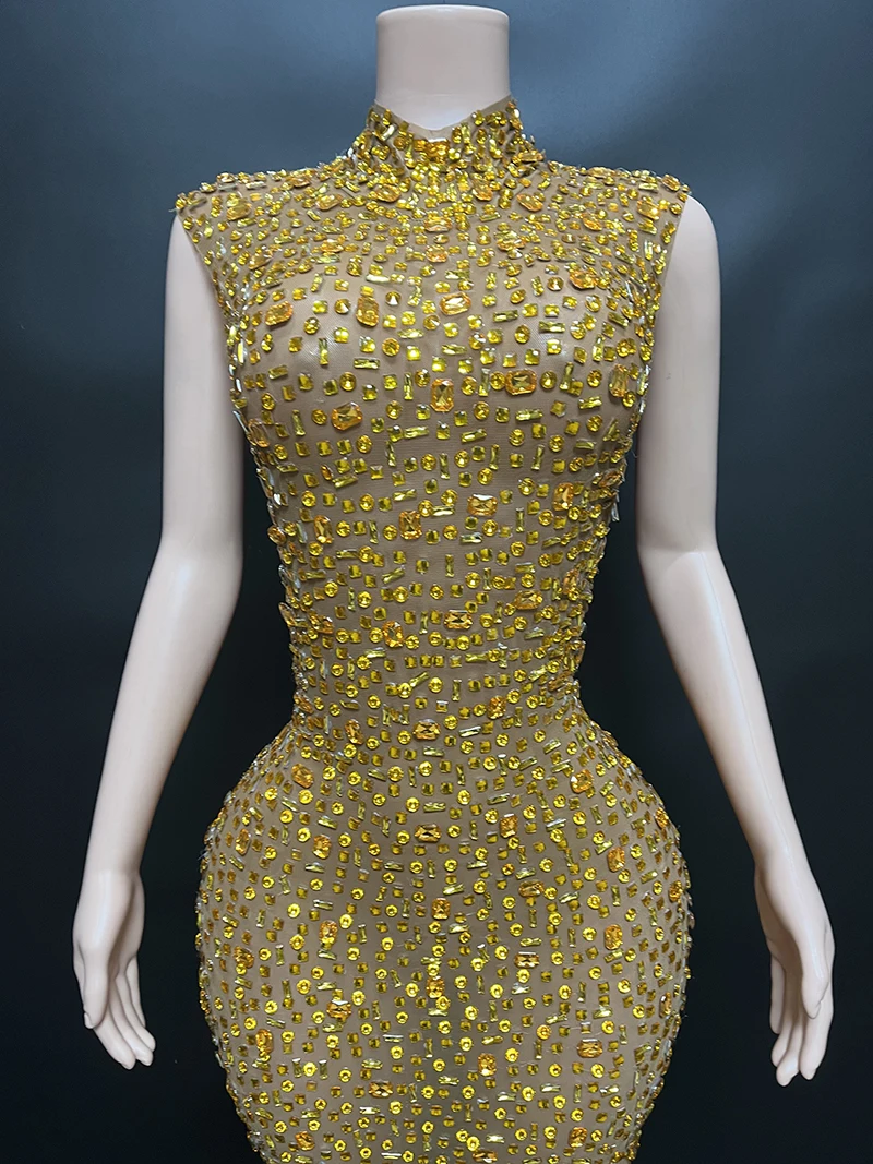 Novance Dropshipping Alibaba Diamond Two Pieces Set Luxury Evening Dress  Mesh Little Bride Dress Ropa Formal Para Mujer Juvenil