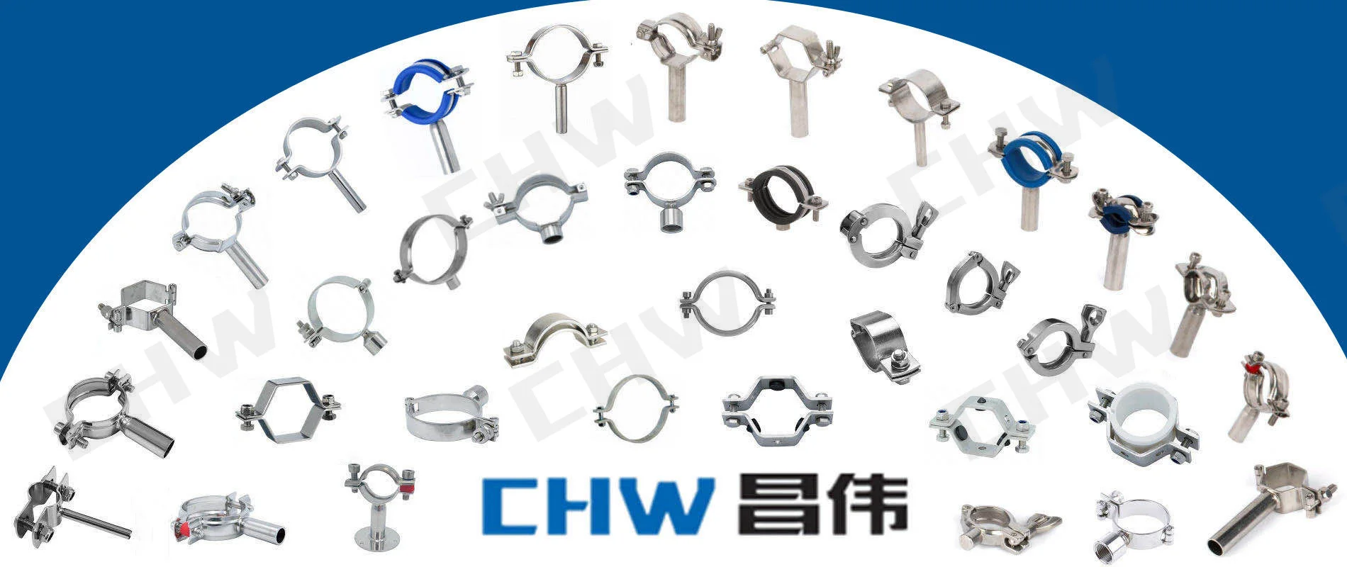 stainless steel clamp with long shaft