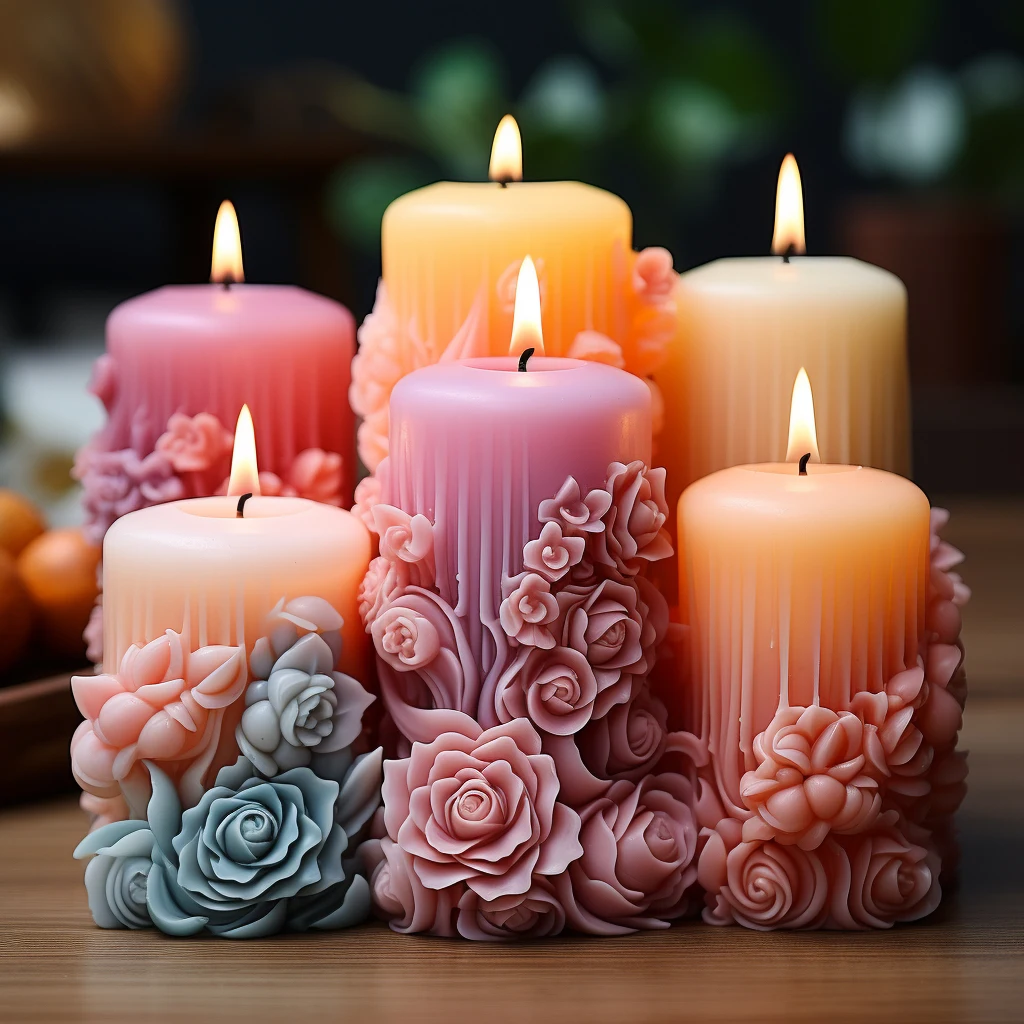 Dumo Customization Spring Collection Candle Silicone Molds For Candle