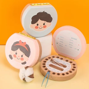 2026 Upgraded Multi-style Children's Box High Quality Natural Wooden Infant Ivory Box Collection Commemorative Box