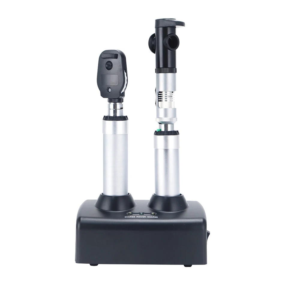 YZ-24B+YZ-11D High Quality Ophthalmic Equipment Rechargeable Ophthalmoscope Retinoscope