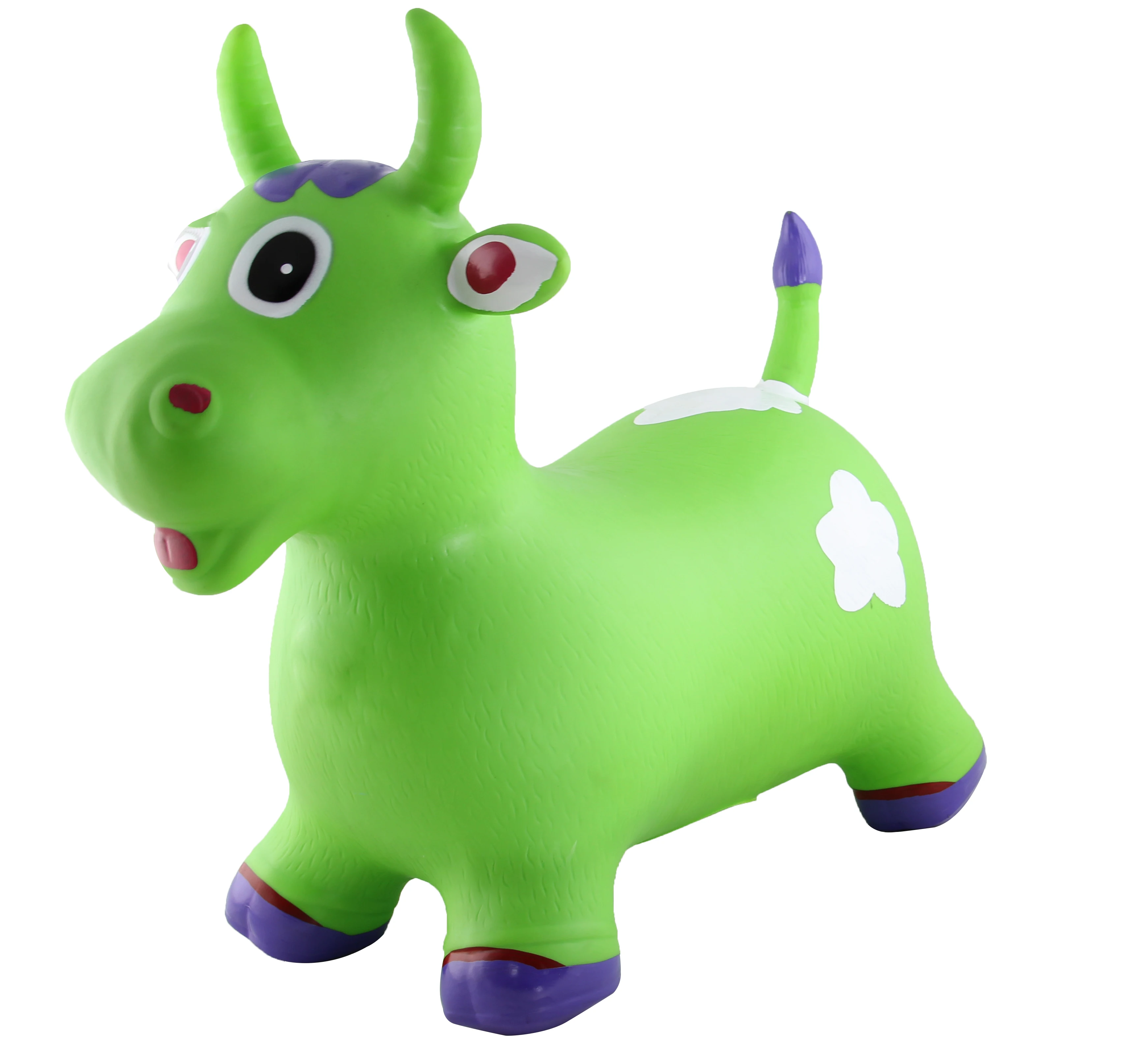 Jumping Animal Toys-green Cow Other Toy Animal Soft PVC