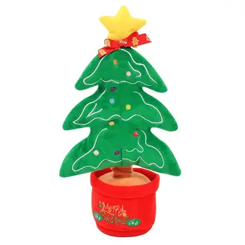 Christmas electric stuffed toy Christmas tree singing and dancing Christmas tree party cross-border electric toys