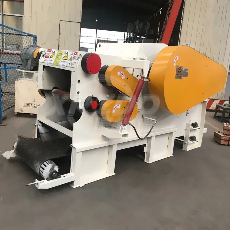 Industrial Wood Shredder and Chipper with 160mm Max Material Diameter High Efficiency and Low Noise for Multi-Material Processing