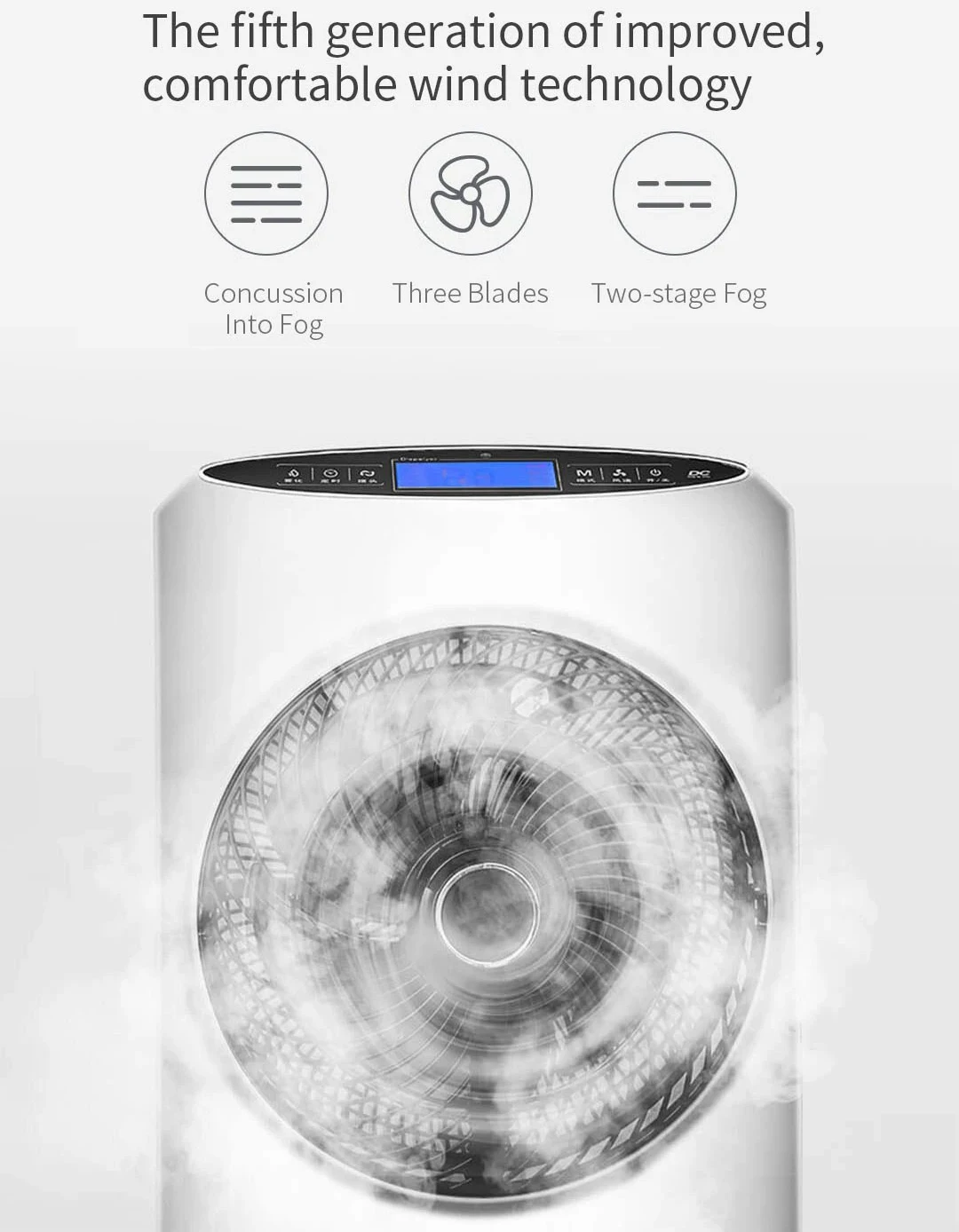 Wide Angle Oscillation Humidify Air Cooler Fan Water Air Cooler with Remote Control